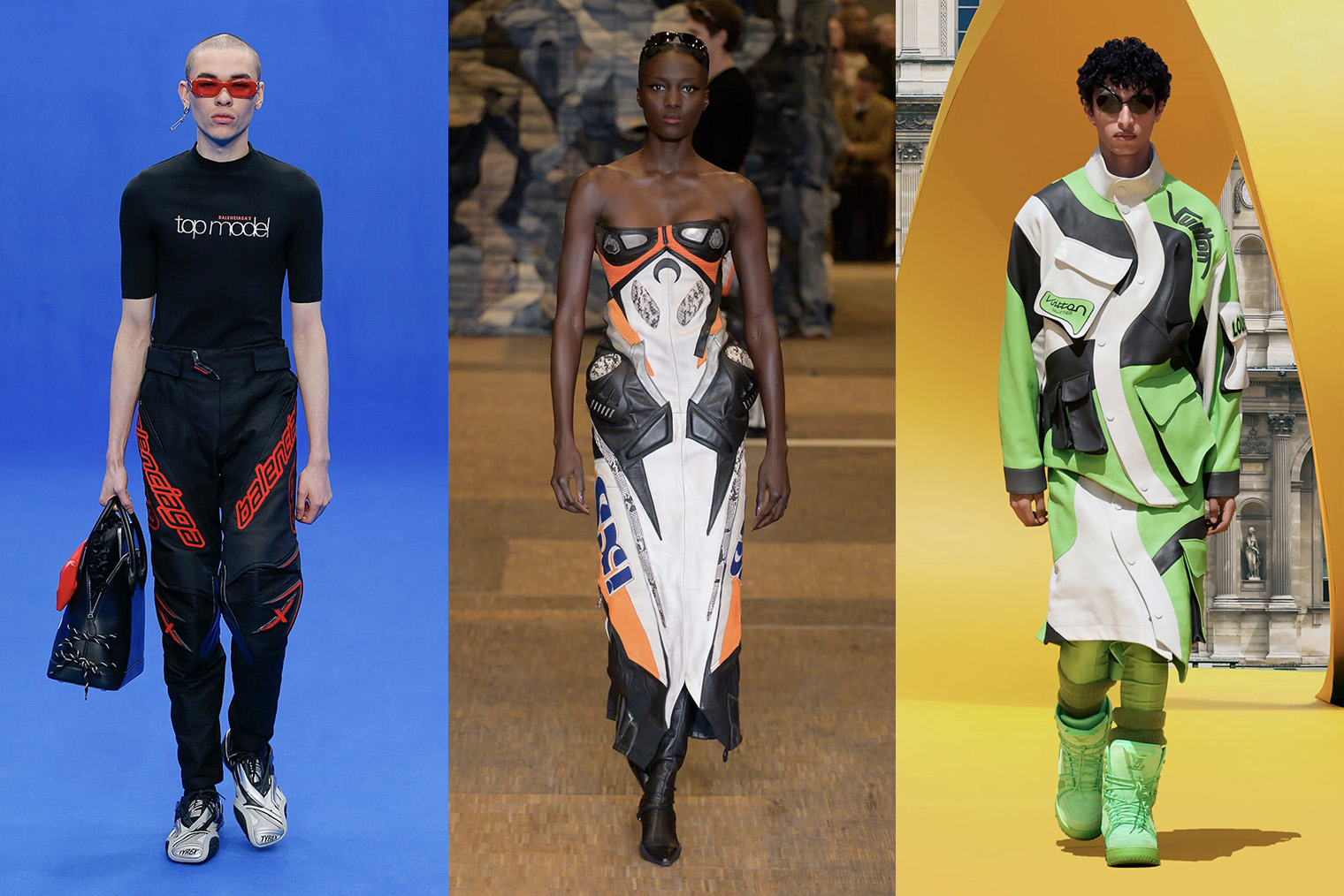 Фотографии: Balenciaga, Marine Serre, Louis Vuitton
