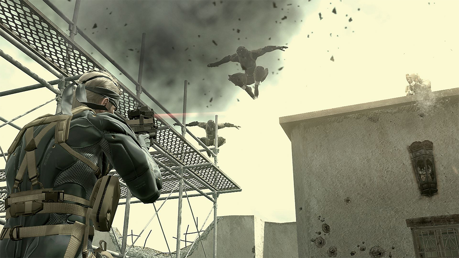 В ремастер MGS4 не войдет Metal Gear Online — мультиплеерный режим, в котором 16 игроков соревновались друг с другом на одной карте