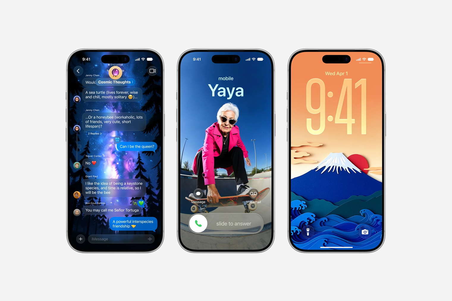 Примеры изображений, созданных в новой версии Image Playground. © Apple