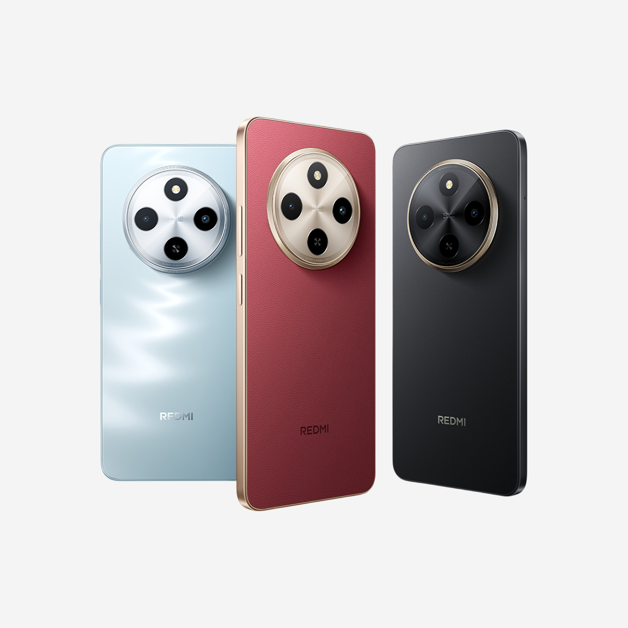Redmi 17C весом 206 г доступен в трех цветах — голубом, красном и черном