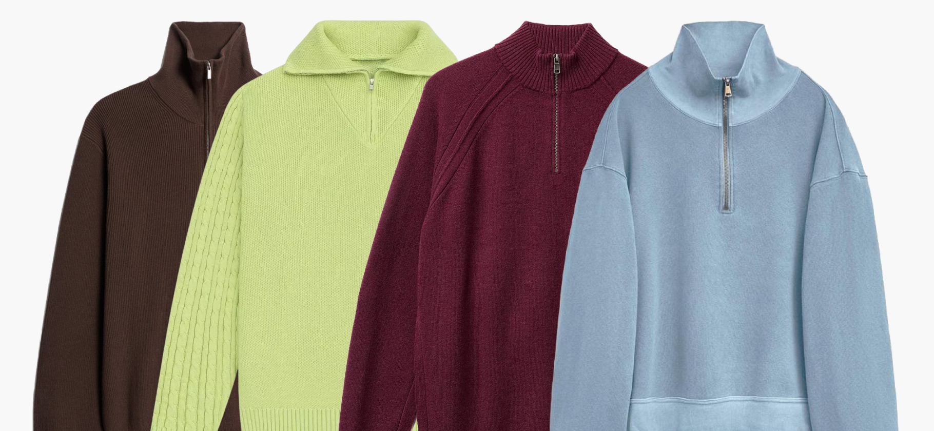 Самый модный мужской джемпер весны — неприлично скучный и на мол­нии. Нам нравится!