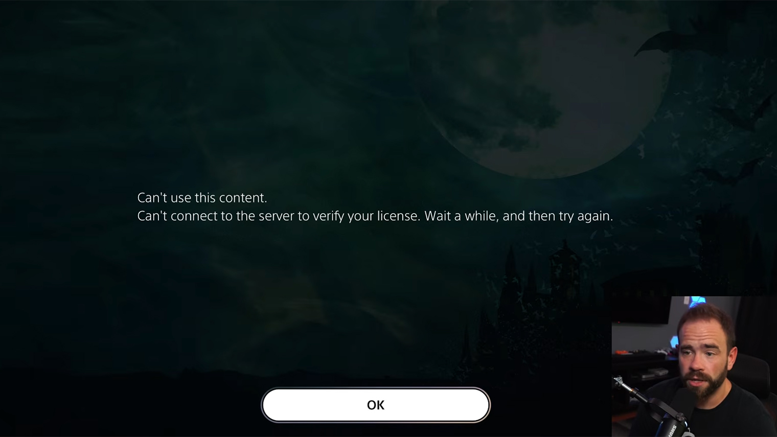 Spawn Wave не смог запустить Vampire Crawlers, которую он купил незадолго до записи ролика. © Spawn Wave / YouTube