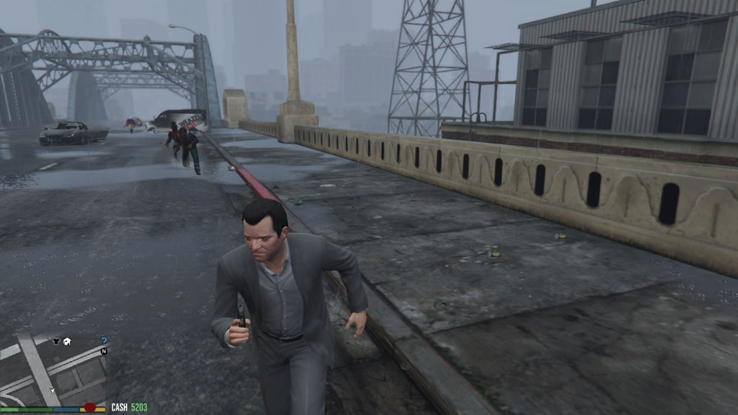 Zombies превращает GTA 5 в подобие зомби-режима из серии Call of Duty, только в открытом мире. © GTA Mods