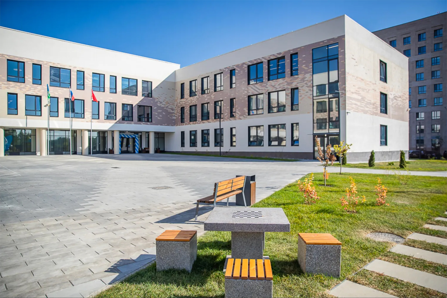 Образовательное учреждение в жилом комплексе «Заречье-парк». © odin.ru