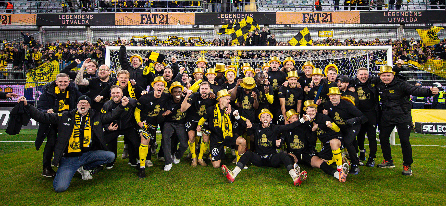 Чемпионом Швеции по футболу стал «Мьелльбю» из поселения в 1 485 человек