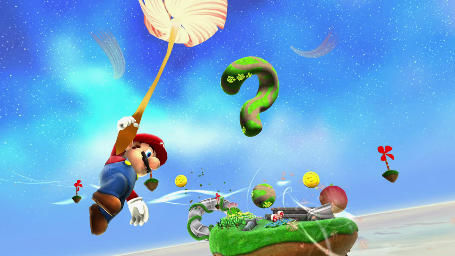 Super Mario Galaxy родилась из амбициозного технодемо для GameCube. © Nintendo