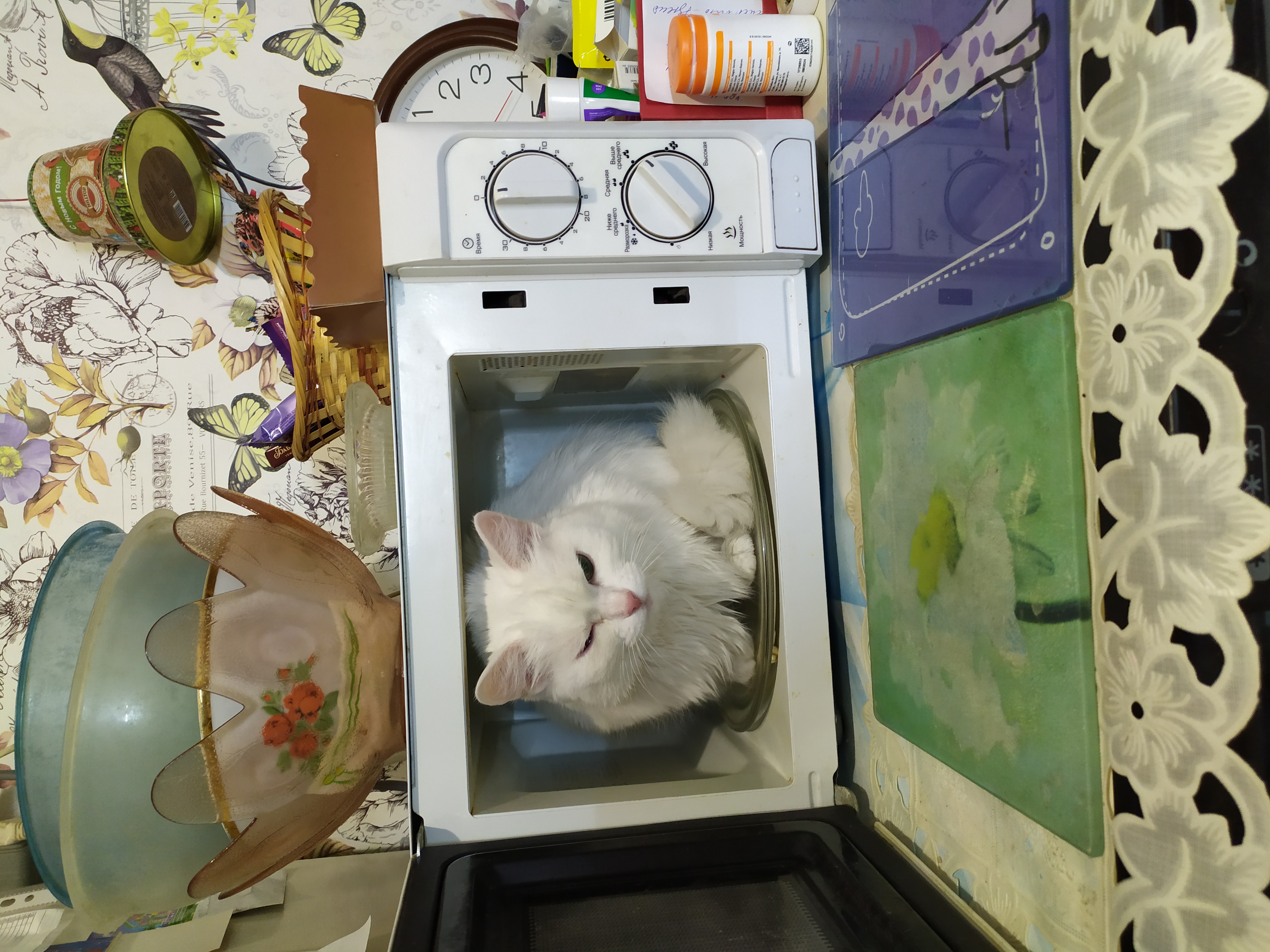 Микроволновка с нагрузкой