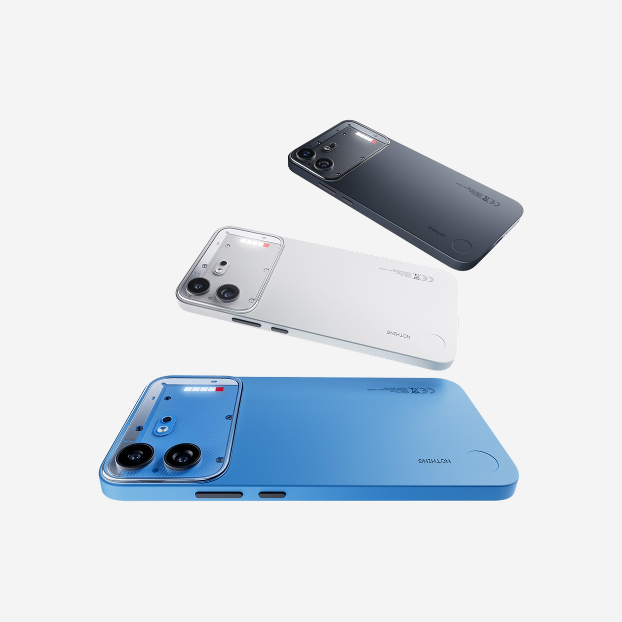 Phone (4b) продается в трех цветах — синем, белом и черном