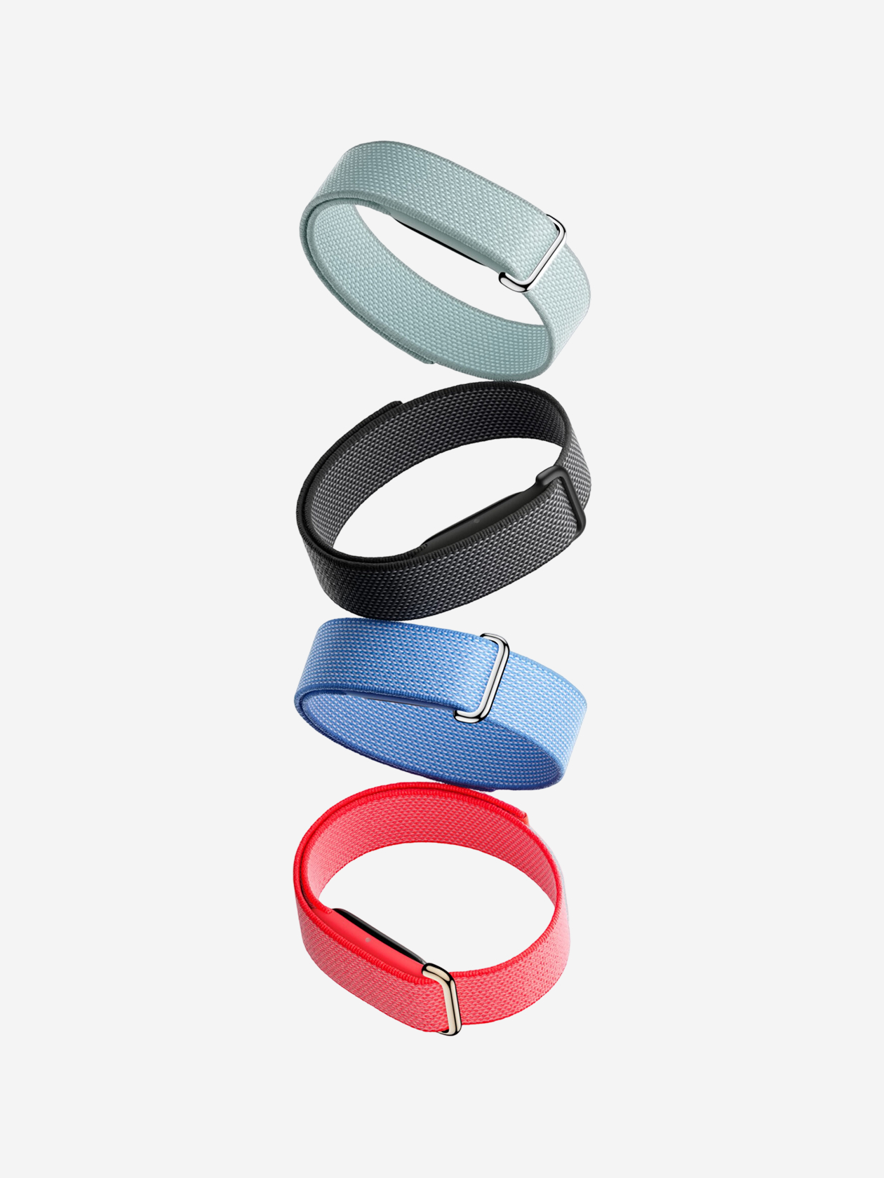 Fitbit Air с ремешками Performance Loop разных цветов