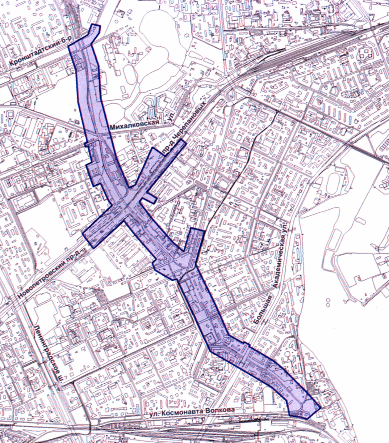 Границы участка в соответствии с распоряжением Москомархитектуры № 311 от 18 февраля 2025 года. © mos.ru