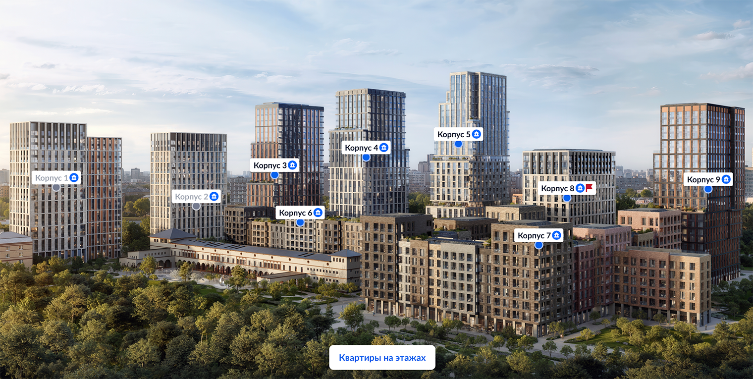 Так будет выглядеть ЖК «Соул» после окончания строительства. © cian.ru