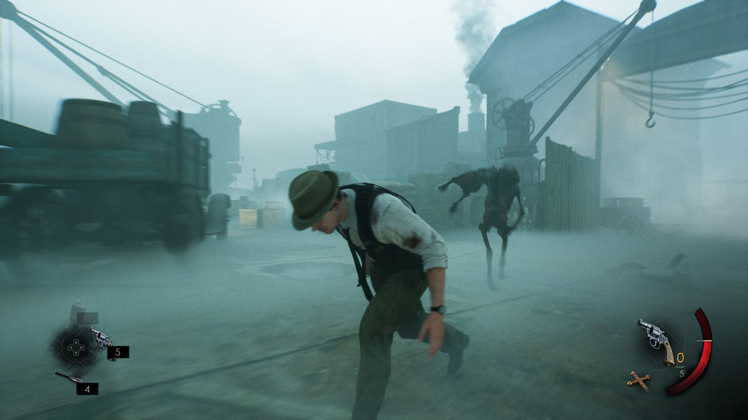 Временами происходящее уж слишком напоминает Silent Hill: наползает туман, нападают чудовища с искаженными пропорциями. Кадр: THQ Nordic