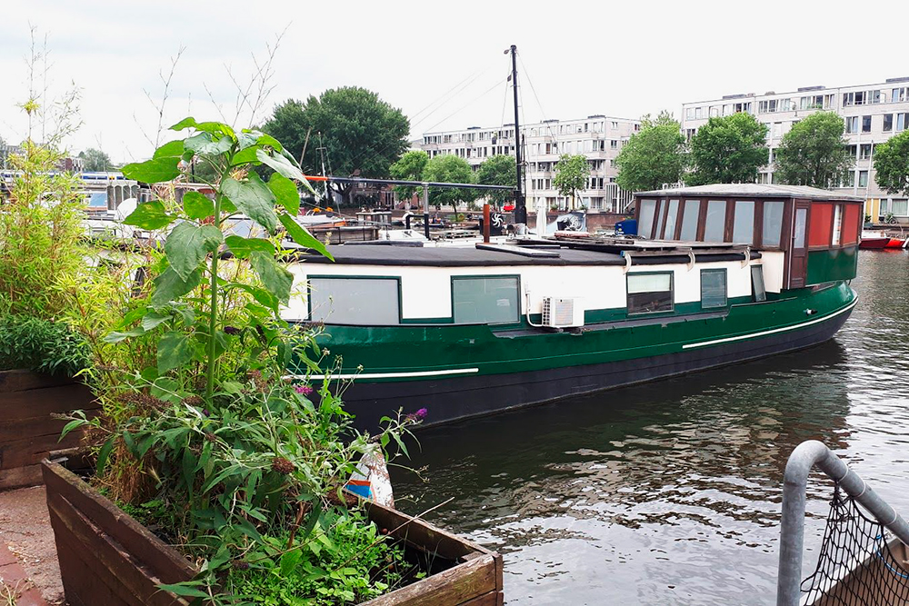 В Амстердаме можно жить и на лодке