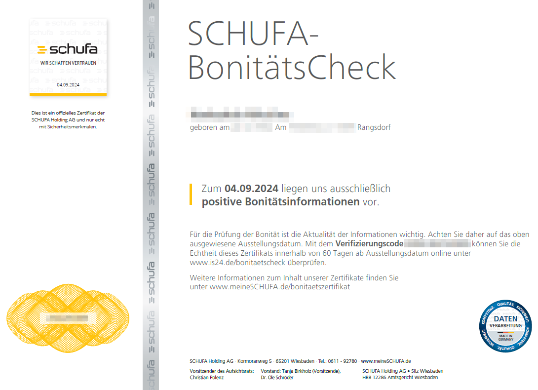 Образец справки о платежеспособности. В этом примере дана позитивная оценка