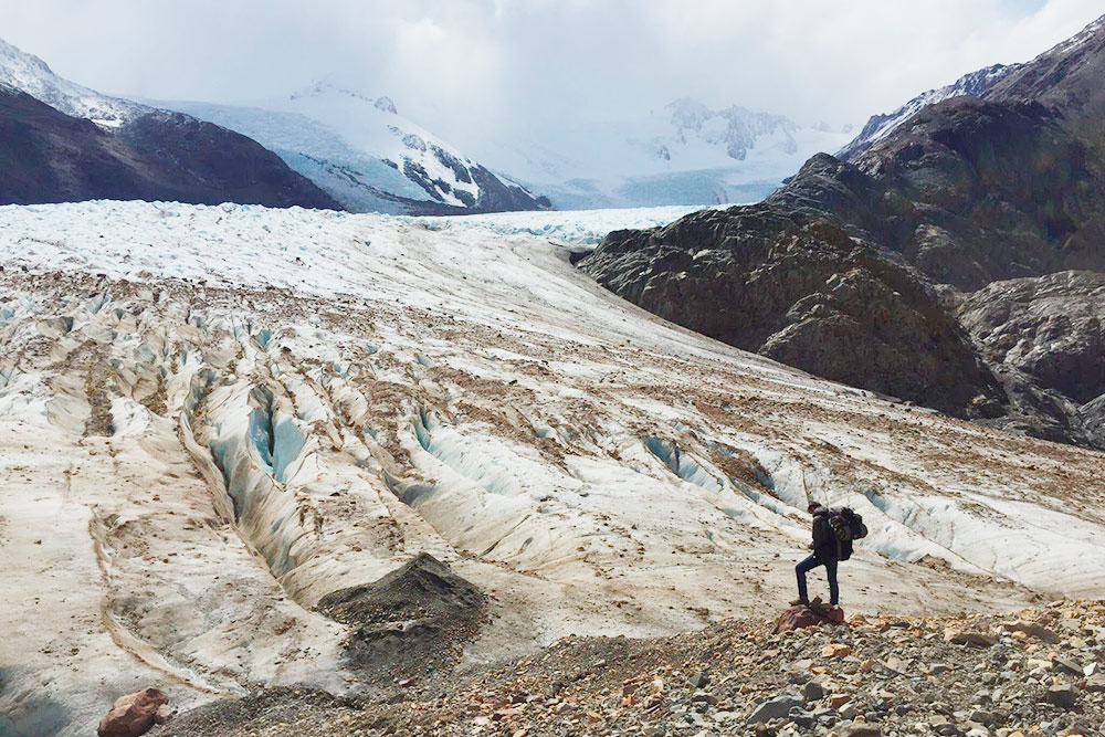 В Патагонии можно соприкоснуться с гигантскими ледниками
