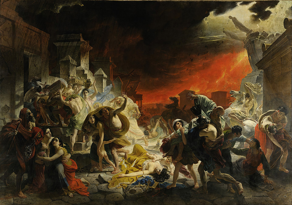 «Последний день Помпеи» Карла Брюллова — академическая картина. Увидеть ее можно в Русском музее в Петербурге