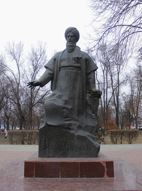 Памятник туркменскому поэту Махтумкули Фраги