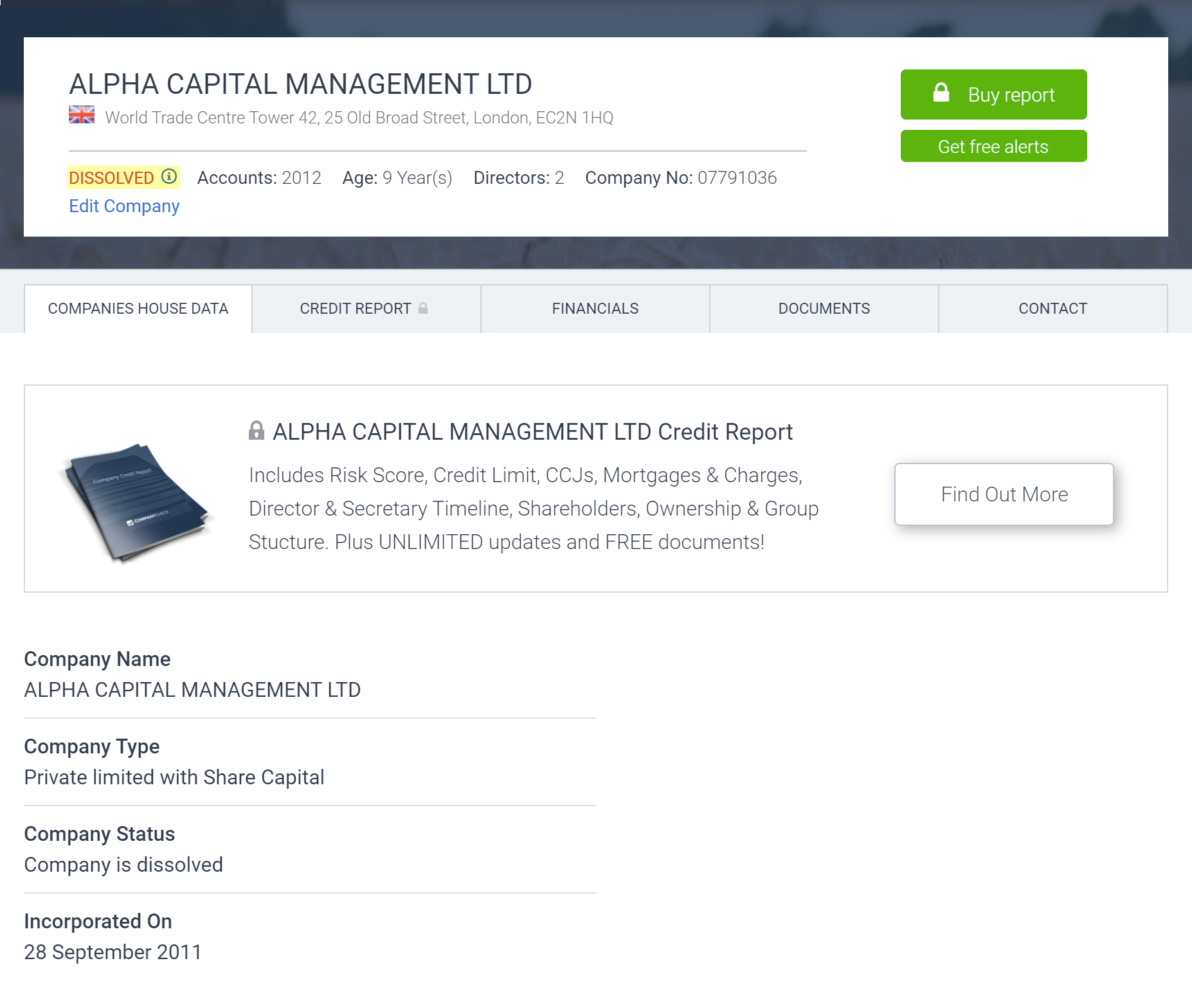При этом компания Alpha Capital Management, которая значится в списке должностных лиц ATT Investments, уже ликвидирована