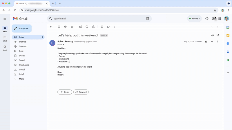 Пример того, как ИИ-агент будет выполнять повседневную задачу вместо человека. Источник: Google