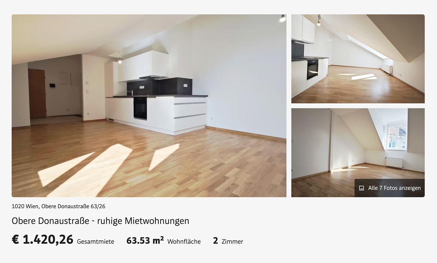 Двухкомнатная квартира без мебели в центральном районе Prater стоит 1420 € ( ₽) в месяц. Чтобы снять такую, надо также внести залог, который равен трехмесячному платежу. Источник: immobilien.derstandard.at