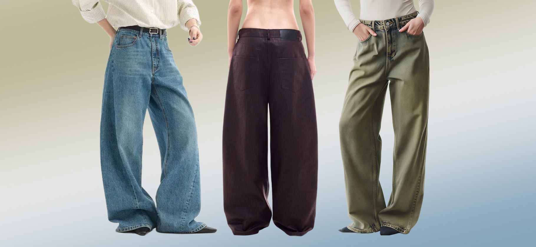 Самые комфортные джинсы этой весны — багги. Вот 20 удачных примеров