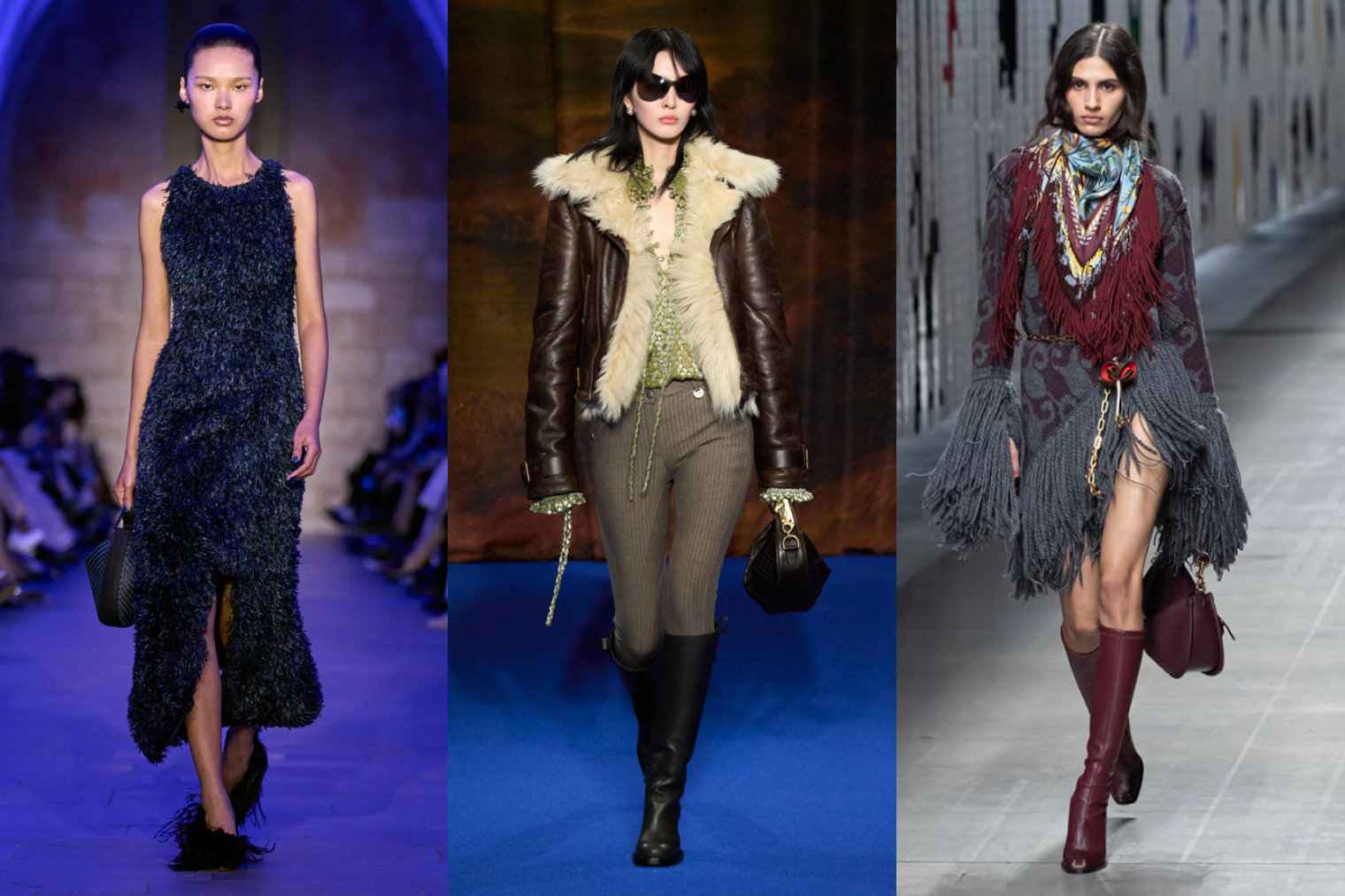 Фотографии: Akris, Burberry, Etro