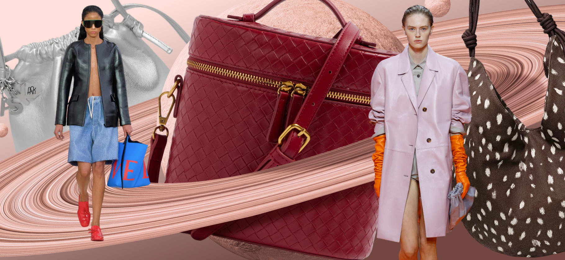 Мешки бродяг и советские авоськи покорили подиумы. Понравятся ли вам главные сумки весны?