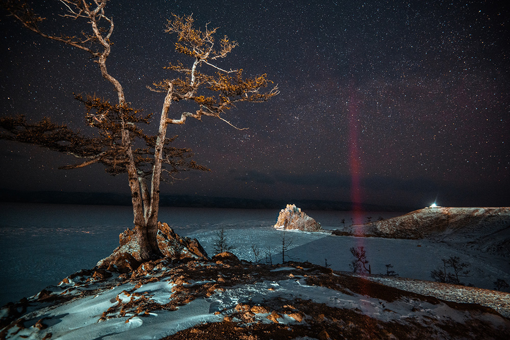 Например, это ночной вид на Шаманку. Фото: Антон Инкин