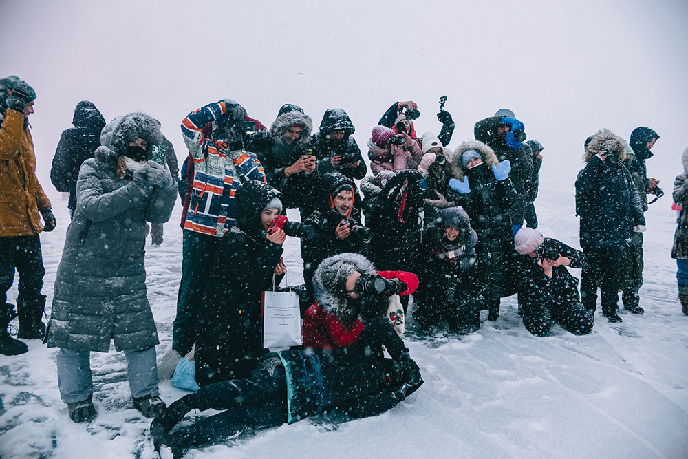 Участники нашего проекта всегда готовы к любым условиям — будь то снежная буря… Фото: Анна Аносова