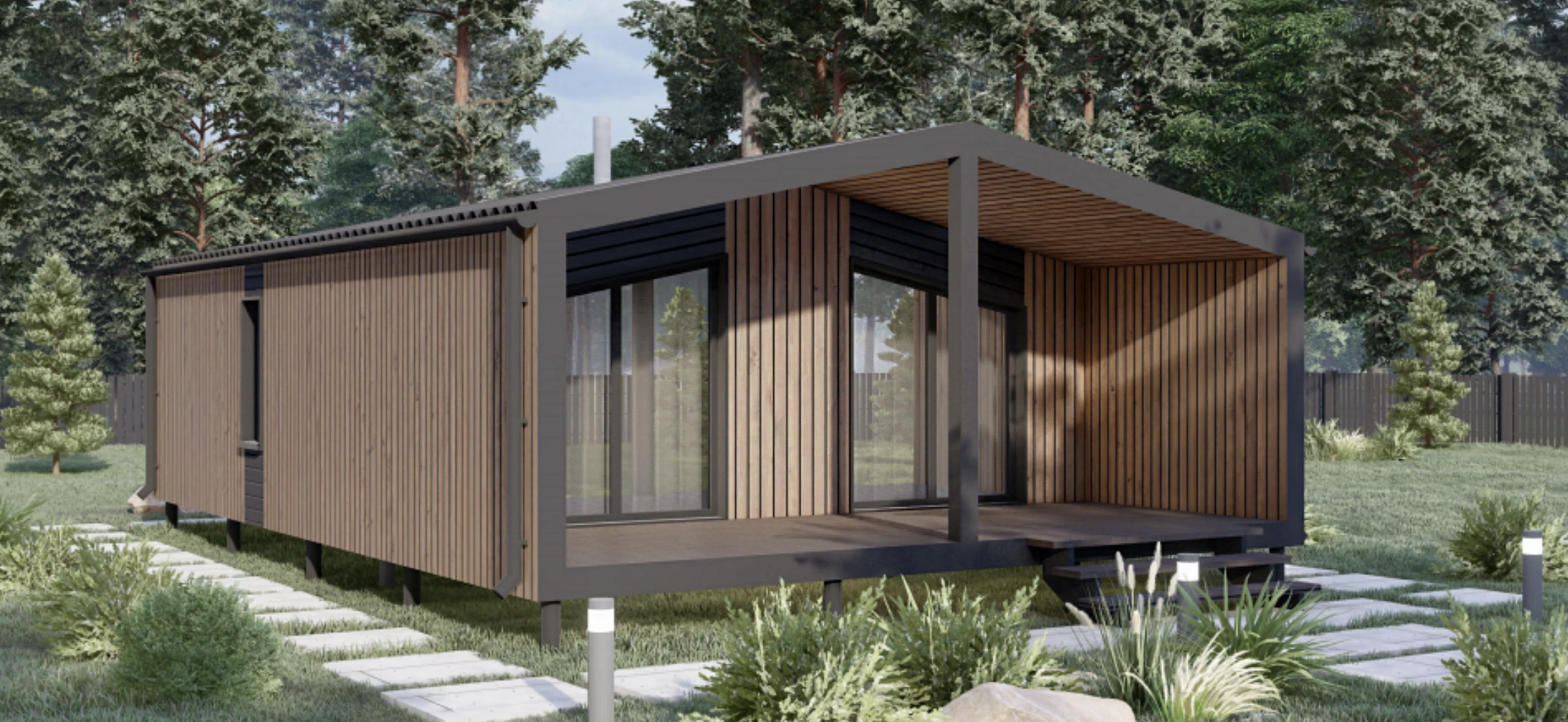 Свой дом по цене однушки: вся правда о модульном барн­хаусе за 5,8 млн руб­лей