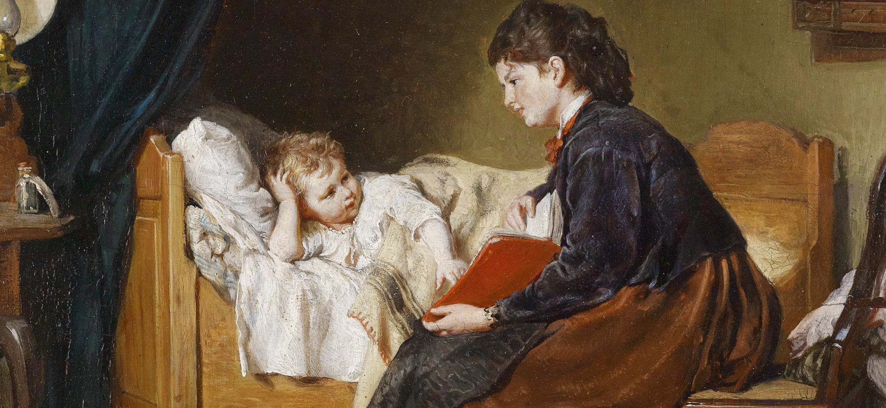 Расскажите, что вы поете или читаете детям перед сном?