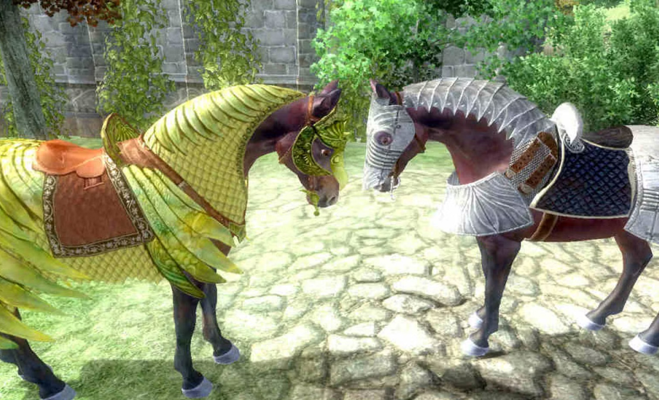 Броня для лошади в TES 4: Oblivion