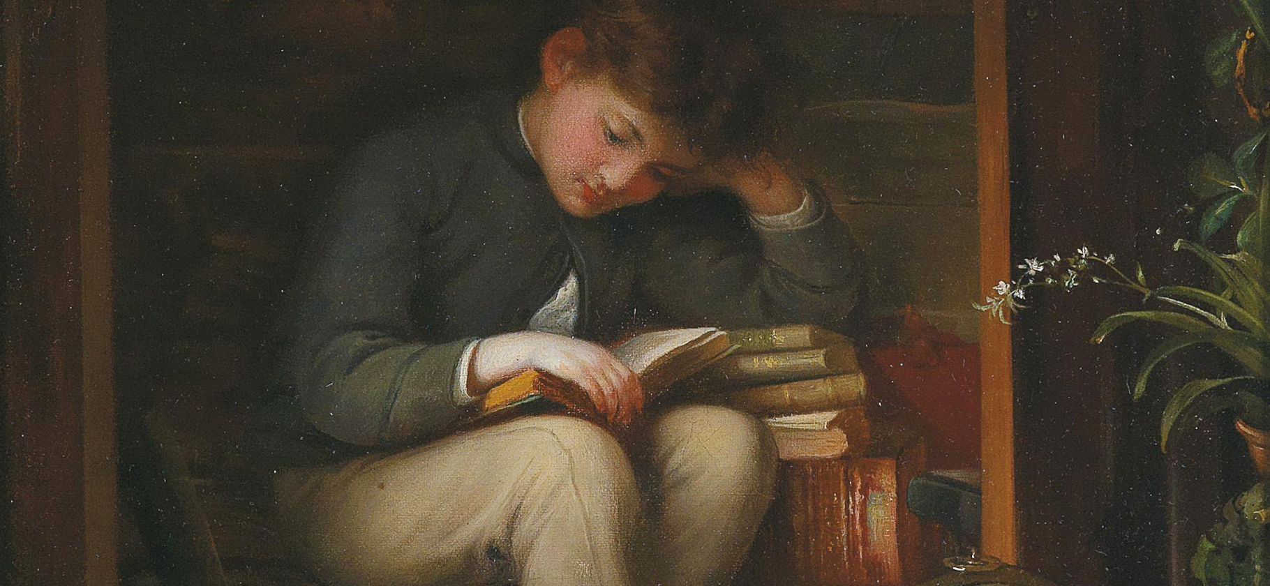 Читать литературу 18. Картины Eduard Swoboda (1814-1902). Чтение в живописи. Книги в живописи. Детское чтение в живописи.
