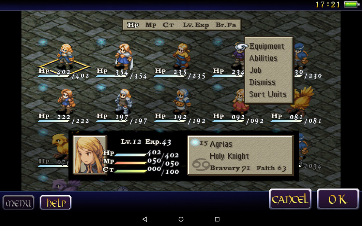 В Final Fantasy Tactics огромный простор для развития персонажей. Источник: Square Enix