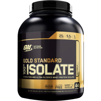 Лучший протеиновый порошок Gold Standard 100% Isolate от Optimum Nutrition
