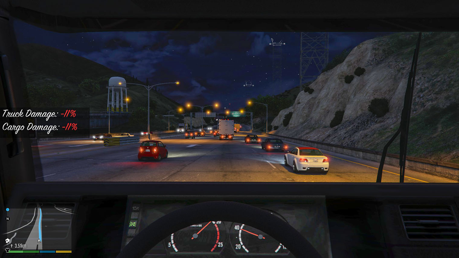 Trucking Mission отлично передает романтику грузоперевозок. © GTA Mods