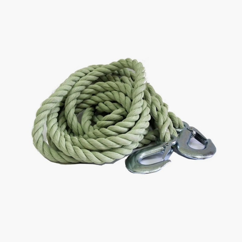 Канат — трос с круглым плетением, который занимает больше места. Источник: ozon.ru