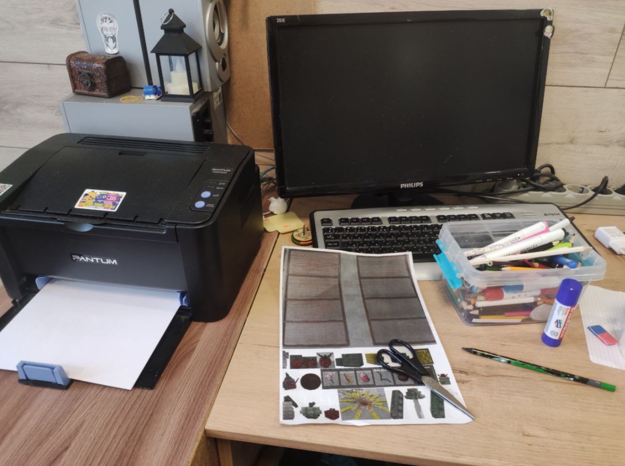 Наш творческий уголок по созданию волшебного города мечты