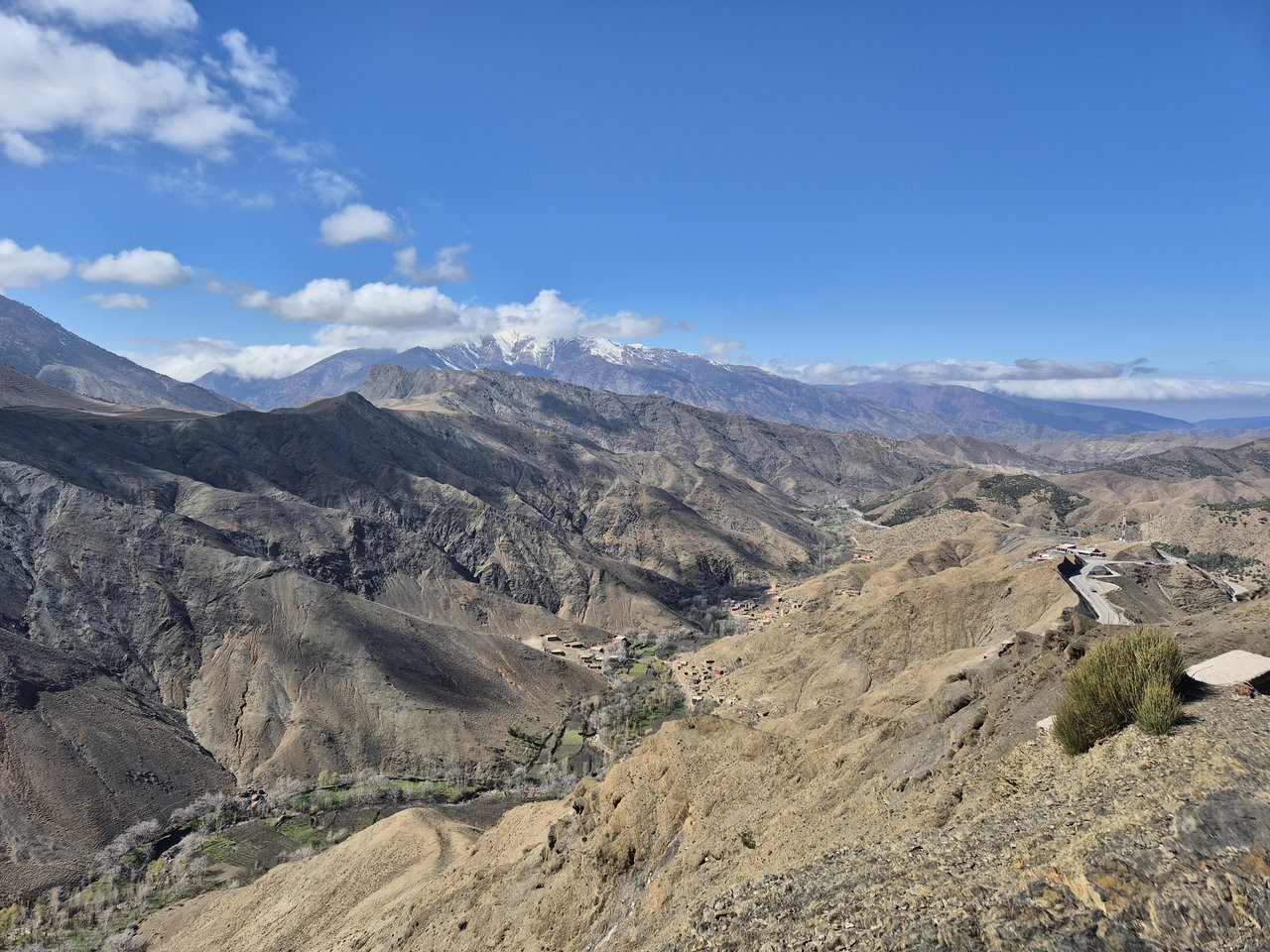 Перевал в Атласских горах. Дорога обратно