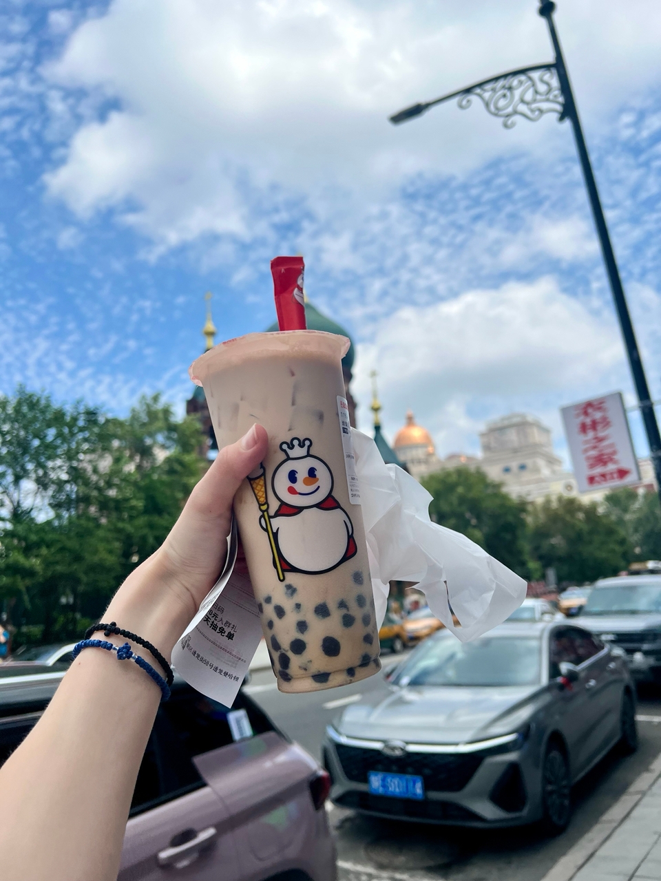 Бабл Ти из сети Mixue Ice Cream & Tea