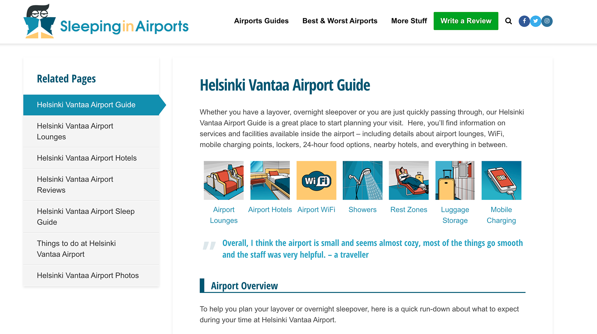 В аэропорту Хельсинки есть бесплатный вайфай и зоны для отдыха