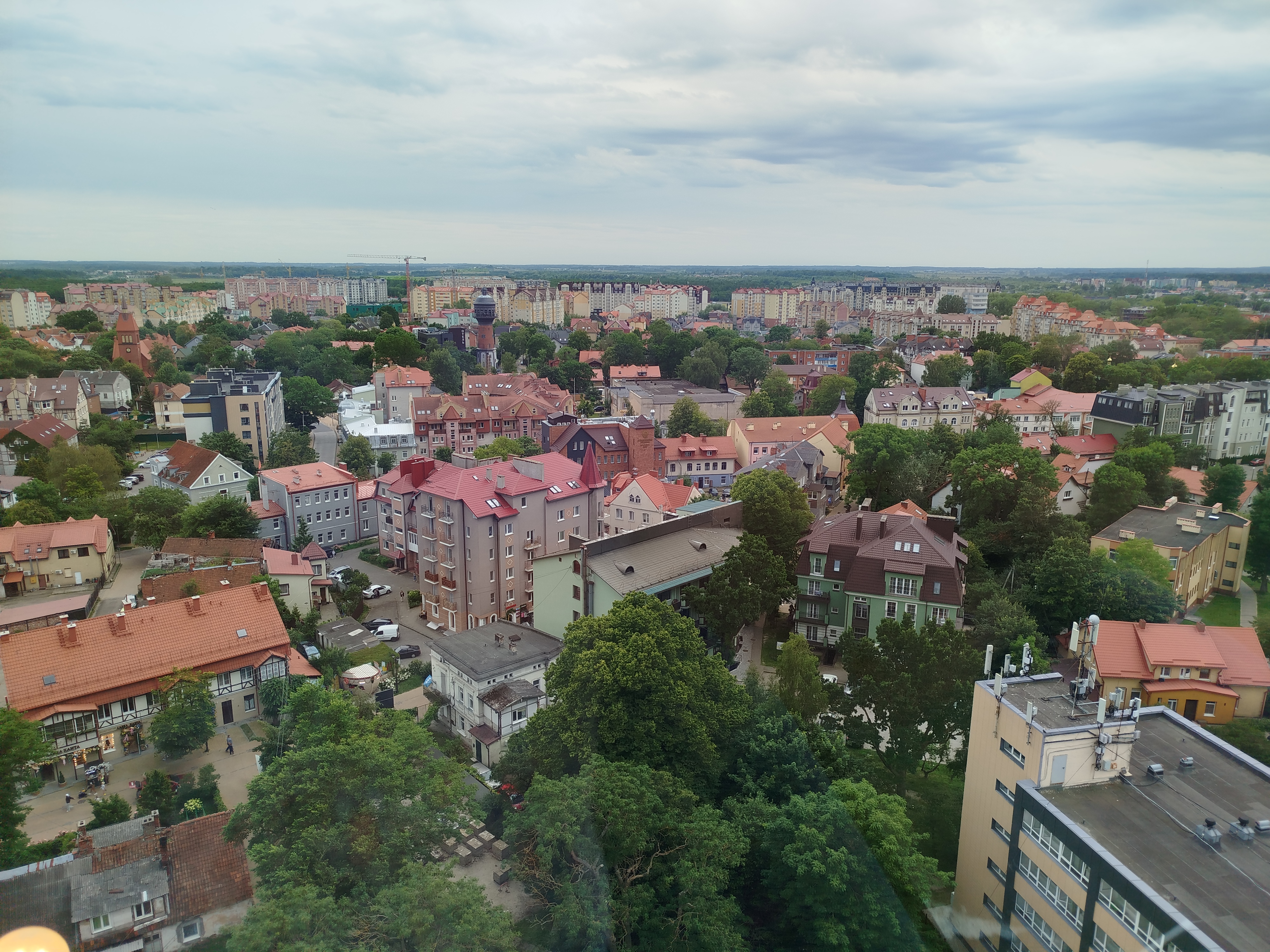 Вид на город