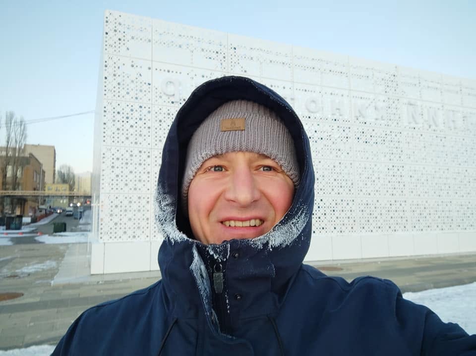 Прогулка при −28 °C. Для пробежек в такой мороз обязательно надеваю бафф