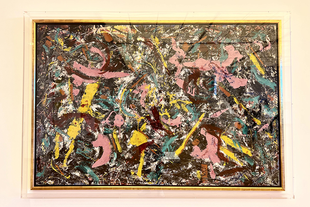 Впервые работы Джексона Поллока я увидела в Нью⁠-⁠Йоркском музее современного искусства в 2014 году. Там выставлены его огромные полотна, вспоминаю их до сих пор