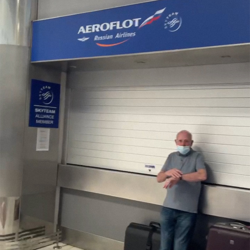 Стойка «Аэрофлота» в аэропорту была закрыта даже в рабочие часы