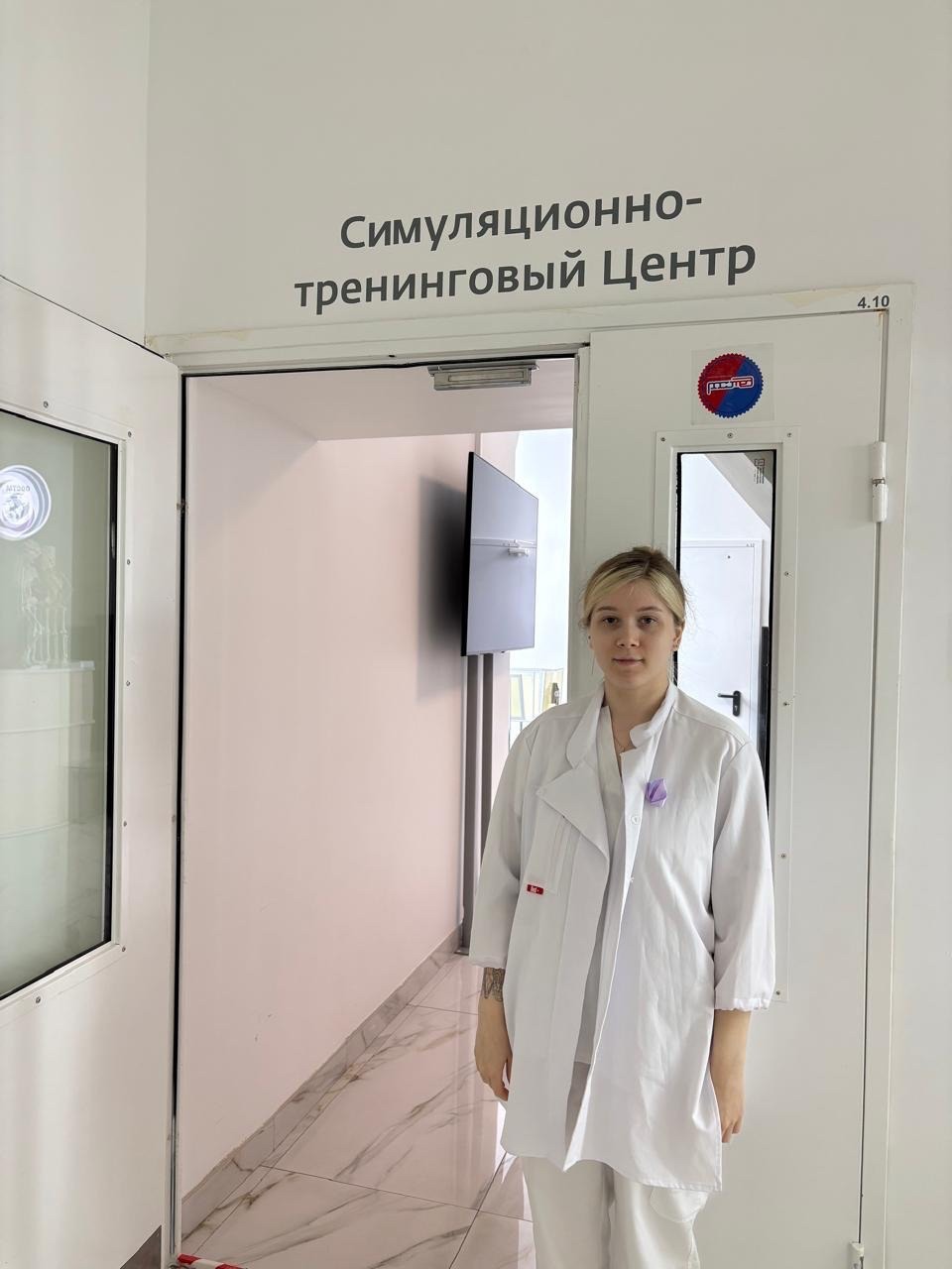 Елена Никифорова в симуляционно-тренинговом центре НМИЦ им.В.Кулакова
