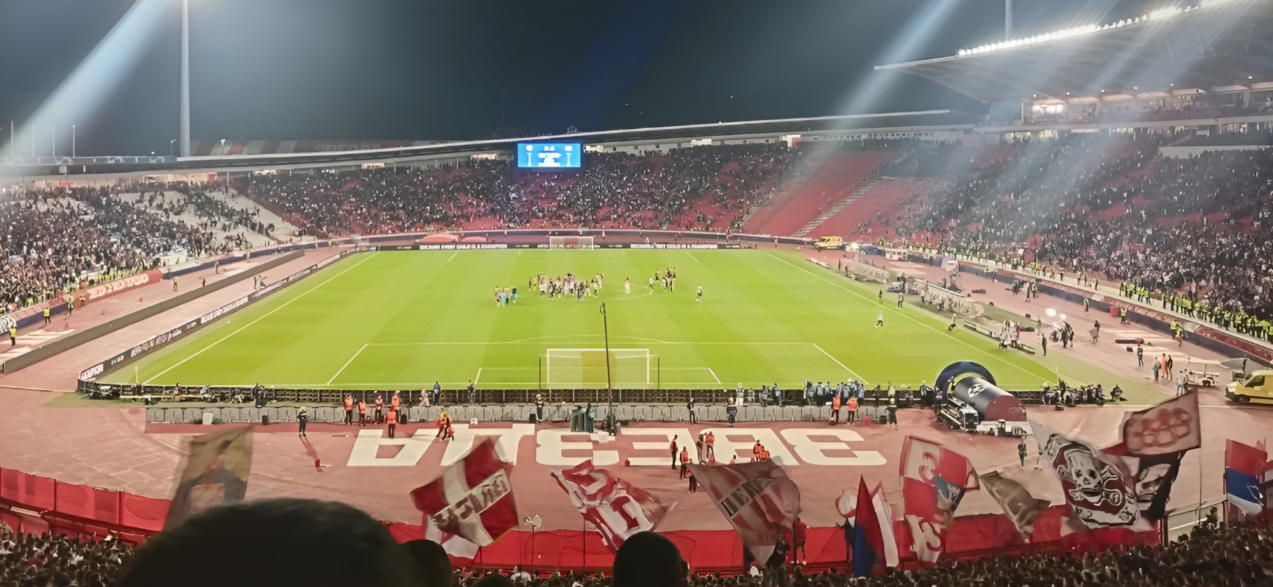 Как я съездил в Бел­град на матч «Црвена Звезда» — «Янг Бойз» в октябре 2023 года