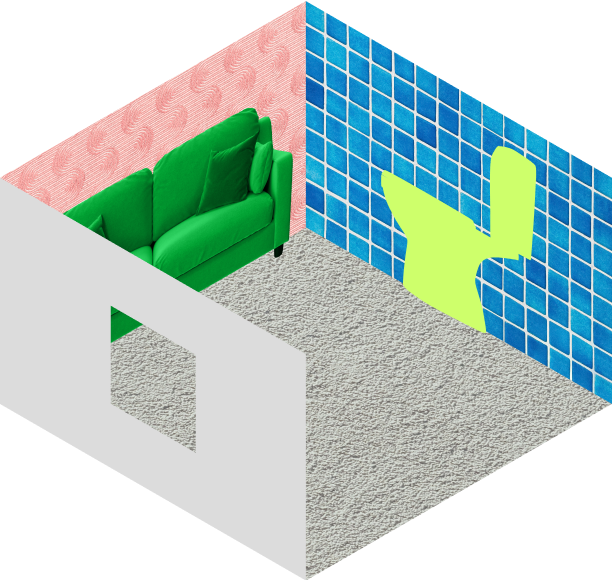 Как объединить кухню с гостиной, чтобы не видеть оттуда вход в туалет