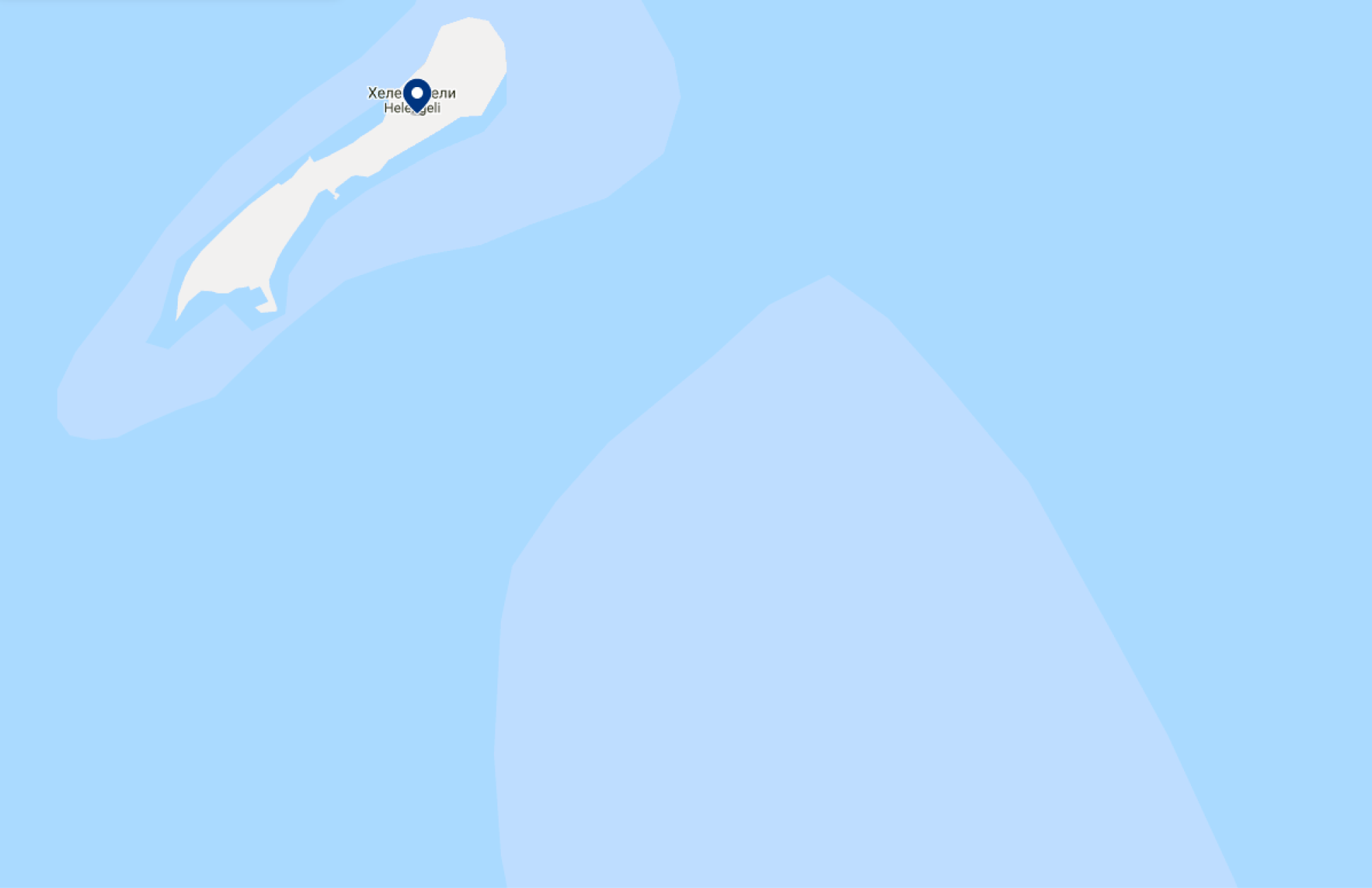 Остров-резорт Хеленджели на «Гугл-картах». Источник: google.com/maps