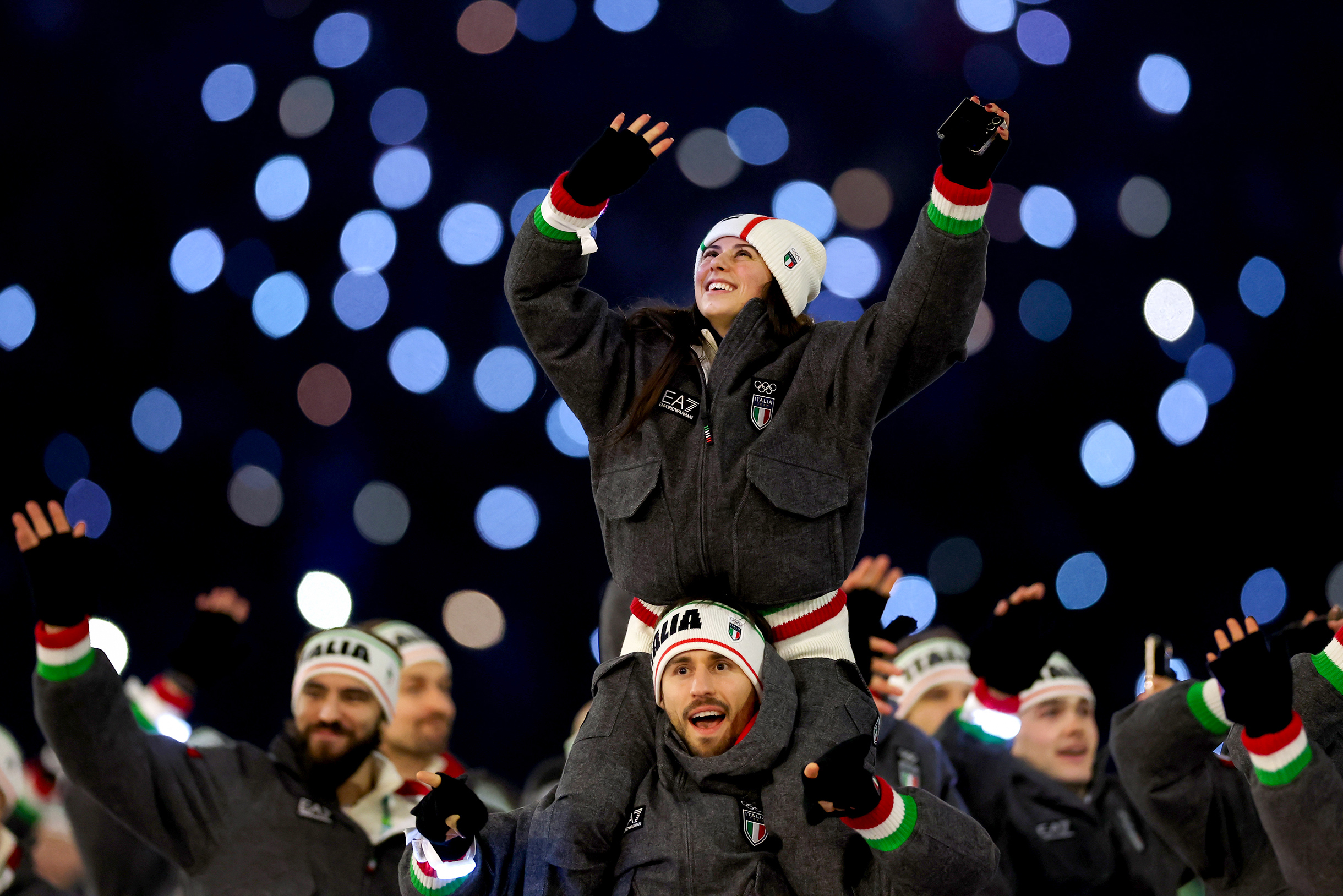 Сборная Италии в Милане. © Elsa / Getty Images